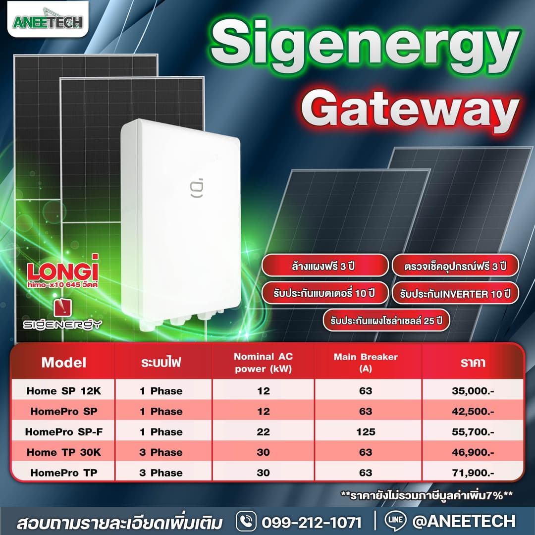Sigenergy Gateway Home SP 12K